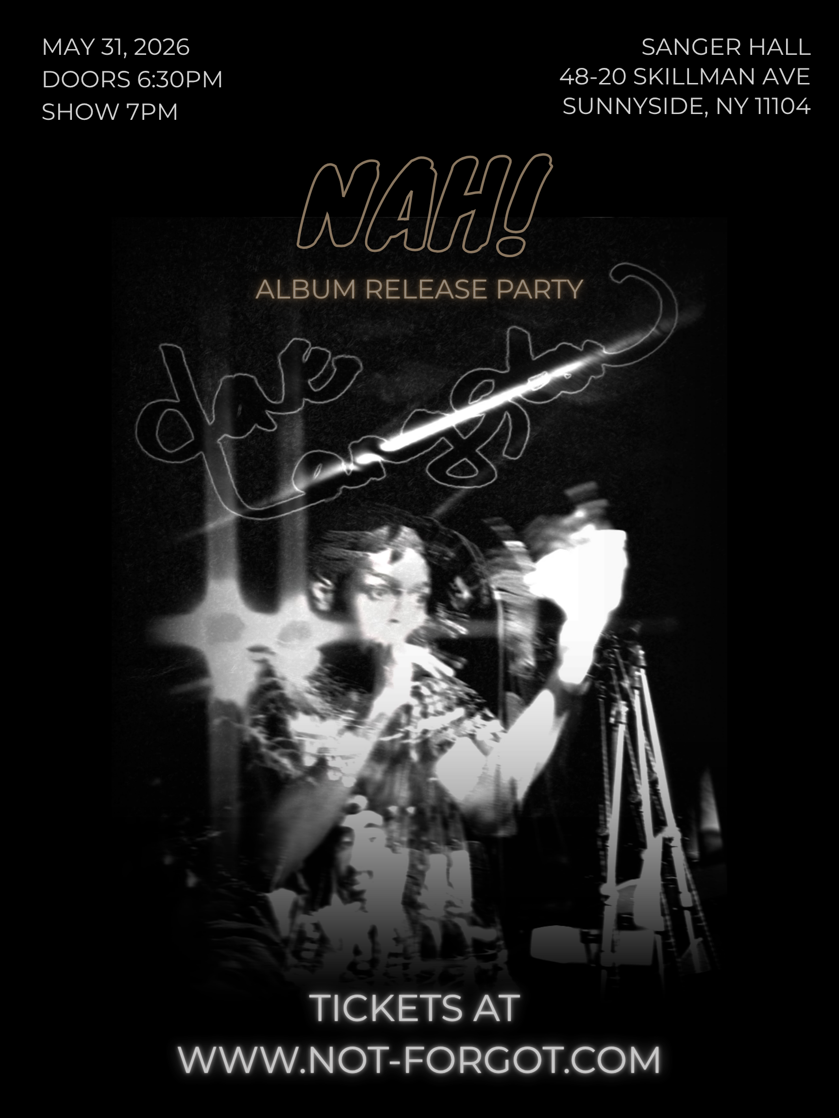 NAH Party event poster